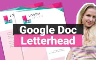 How to create Google Doc Letterhead | Create Headers and Footers in Google Docs