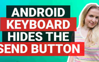 how to shrink or hide the android keyboard