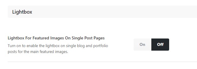 Lightbox on Single Post Pages